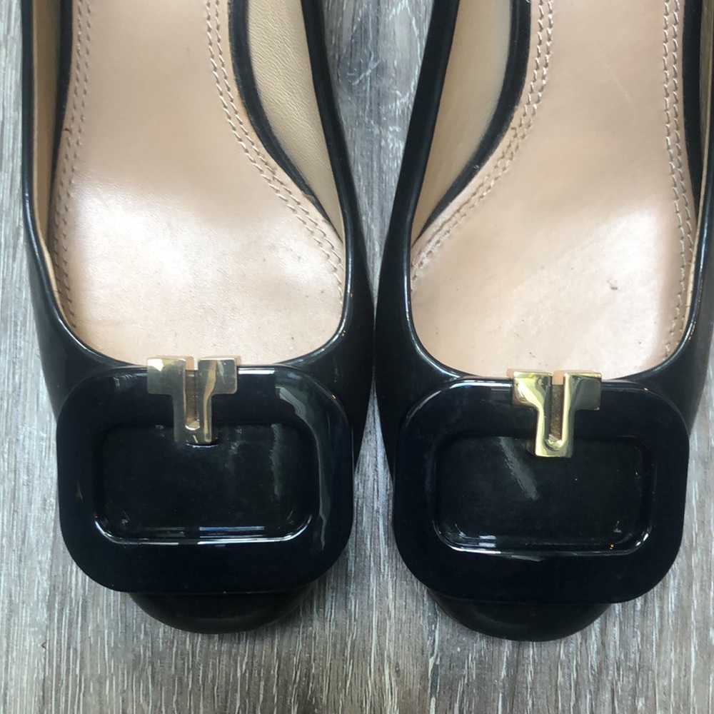 TORY BURCH T-Ring 50 Pumps Soft Patent Calf Leather - Picture 7 of 11